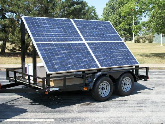 Trailer Mounted Solar Power Source